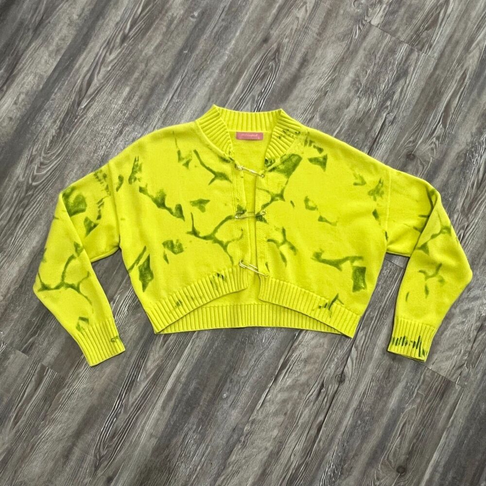 WTFamilyland Cropped Knit Cardigan Small